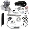Mahugde Upgraded 100cc Bicycle Engine Kit 2 Stroke Bike Motor, Air-Cooling Gas, Engine Motorized Bicycle Kit with CDI Ignition Mode and 36-Tooth Sprocket for Most 26"/28" Bikes Scooter