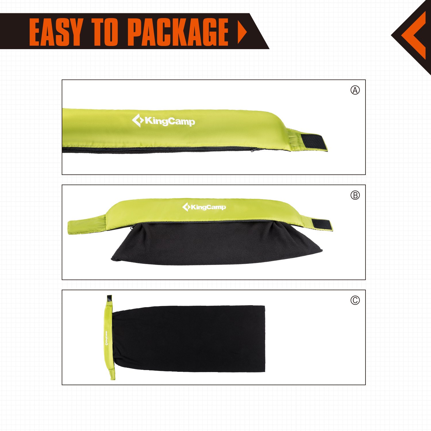 KingCamp 3 IN 1 (Pillow / Scarf / Blanket) Neck Pillow, Green