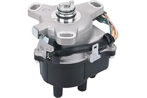 AiYiGu Ignition Distributor With Cap and Rotor Compatible with Honda CRV CR-V 1997-1998 B20B4 DOHC 2.0, Replacement Part Numbers TD97U 30100-P3F-A02 1855015