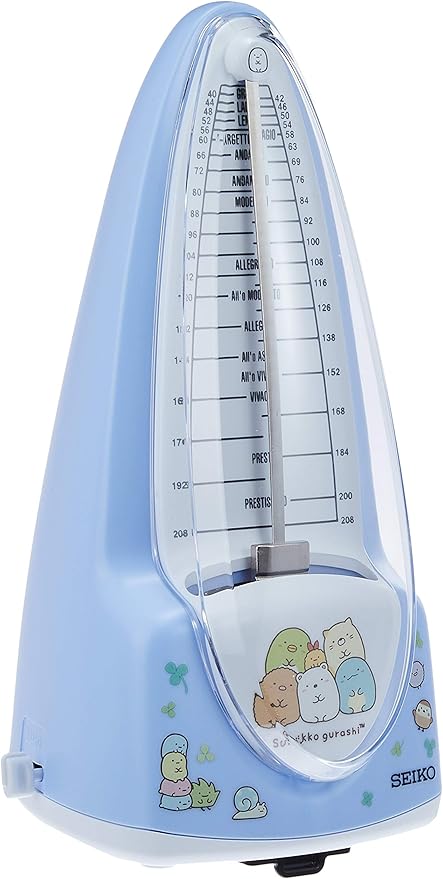 Amazon Seiko セイコー 振り子メトロノーム すみっコぐらし スカイブルー Spm370sgm メトロノーム 楽器