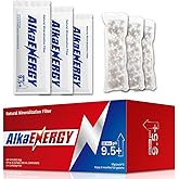 AlkaEnergy 3-Pack Alkaline Water Filter Pouches|pH 9.5, Boosts Water pH, Adds Essential Minerals for Hydration & Wellness| for Bottles & Jugs (50g/pack)