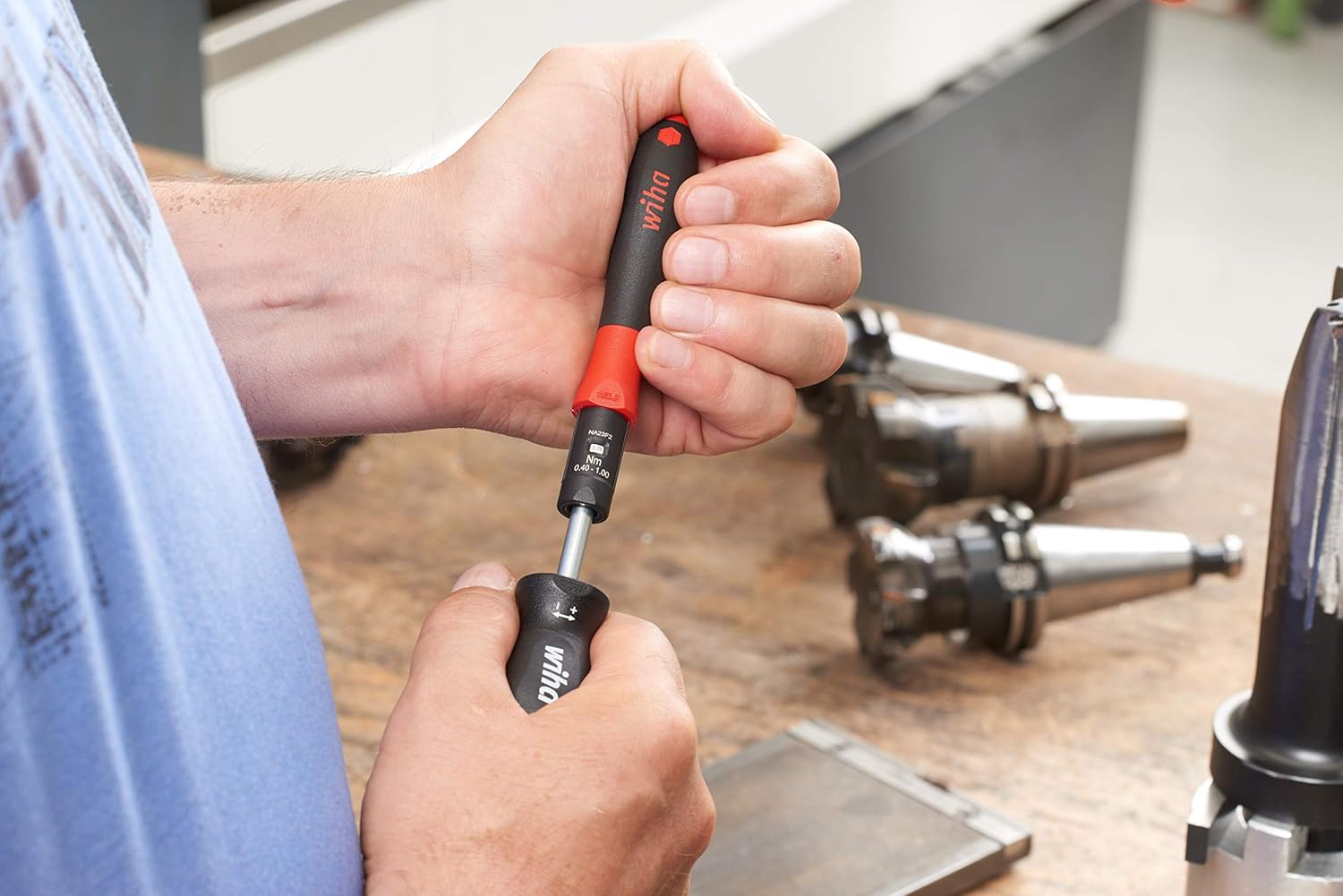 Wiha 2852S10 TorqueVario-S Torque Screwdriver Set 13 Piece, Multi-colour, 0.8 - 5 N m - Image 4