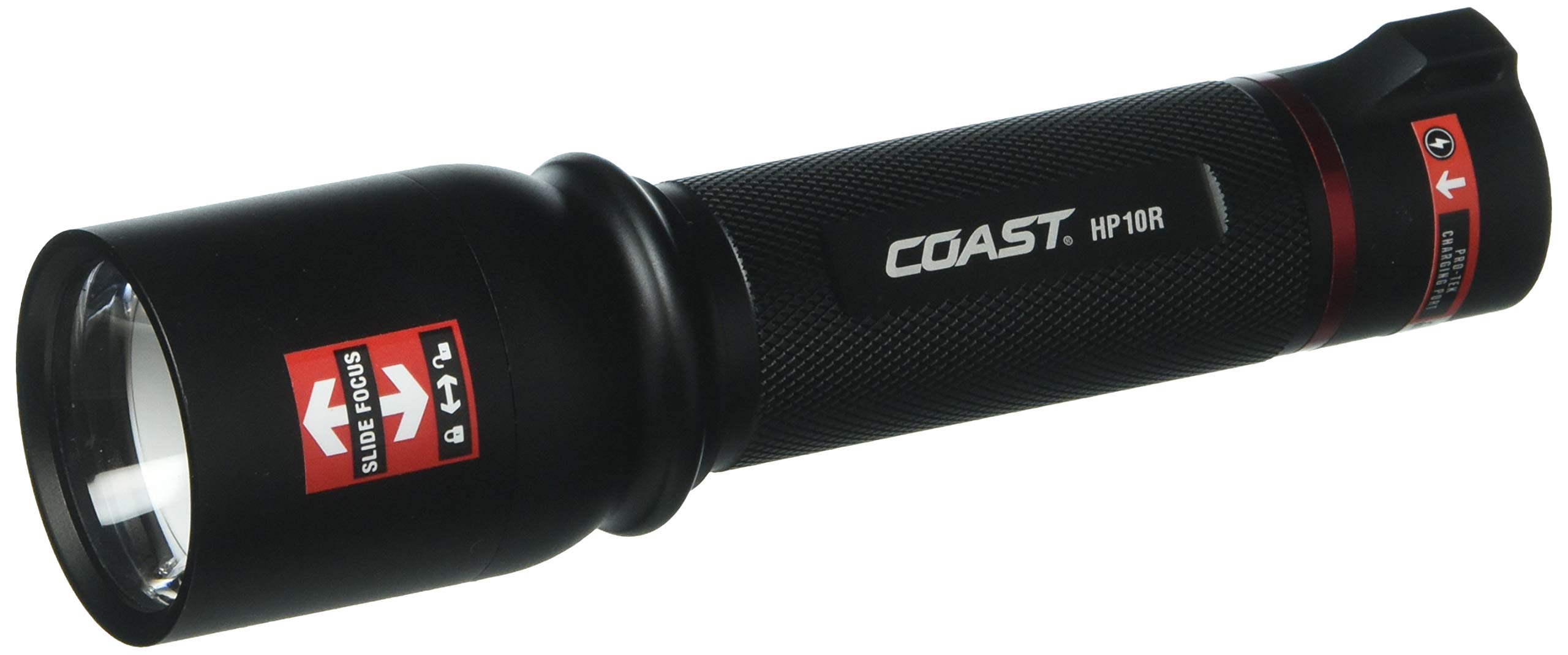coast 20923 hp10r rechargeable led flashlight HP3R 500 Lumen Penlight with TWIST FOCUS, Black Ideal for pro users including law enforcement officers Coast 20923 Hp10r Rechargeable Led