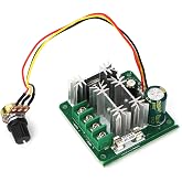 RioRand 6V-90V 15A PWM DC Brushed Motor Speed Controller &ndash; 0-5V Analog/PLC Control, Reverse Polarity Protection, for DIY Robotics &amp; Industrial Automation