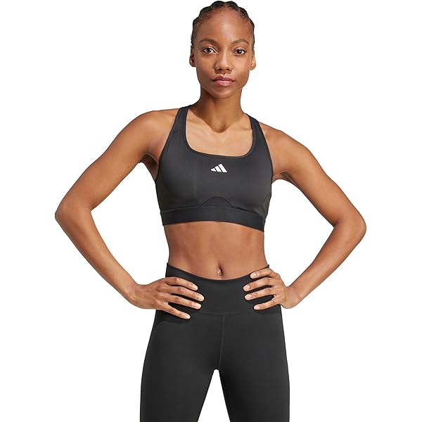 Nike Womens Swoosh Long LINE Bra CZ4496-010 Size M Black/White at