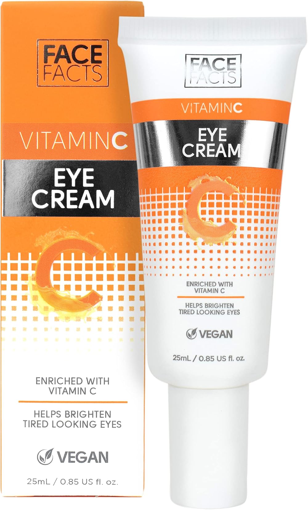 Face Facts Vitamin C Eye Cream 25ml Antioxidant Hydrate Brighten Vegan