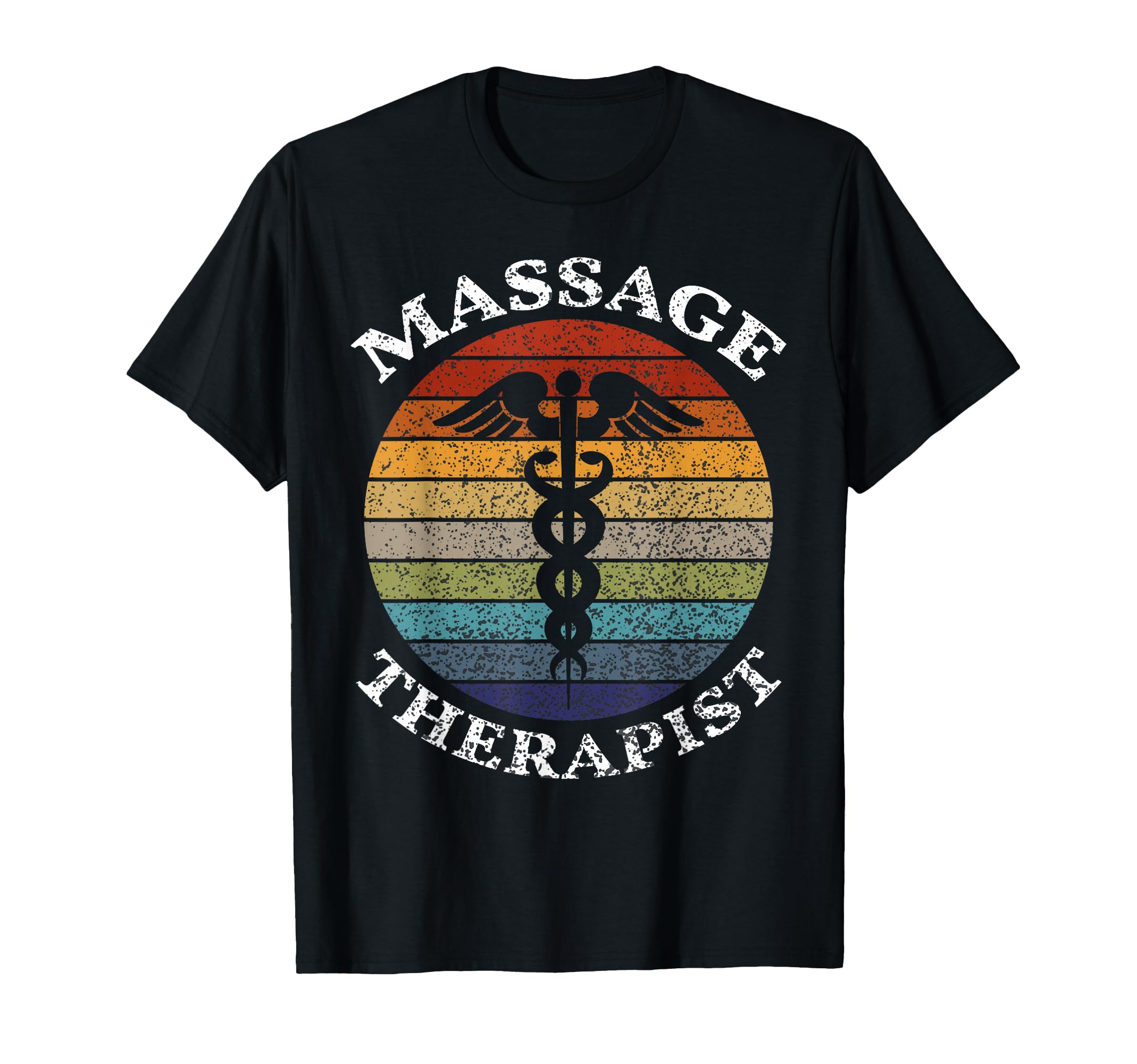 Massage Therapy - Massage Therapeutic Vintage Sunset T-Shirt