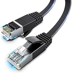 Ximeges Cat 6 Ethernet Cable, 2 Pack 6FT Flat High
