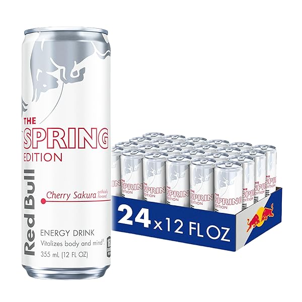 RED BULL SPRING EDITION ENERGY DRINK, CHERRY SAKURA,...