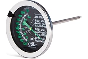 CDN IRM200-Glow ProAccurate Meat/Poultry Ovenproof Thermometer-NSF Certified