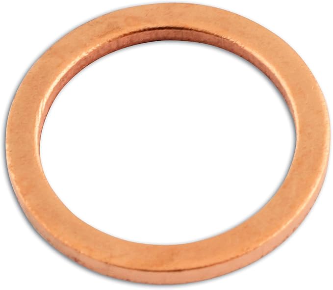 10 Rondelle Di Tenuta In Rame 14x20x1,5mm, Schiacciamento Multiuso, Metriche