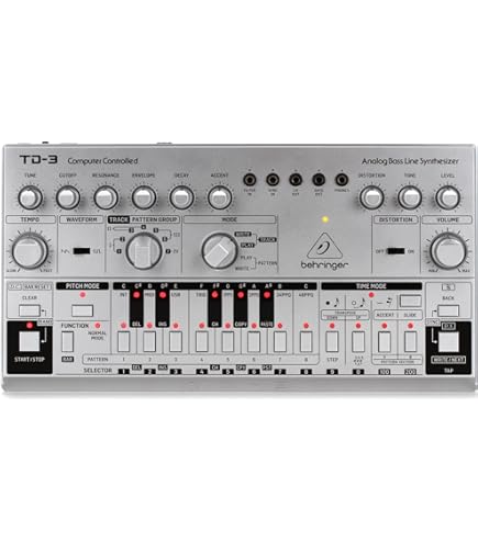 DTM・DAW Behringer TD-3 BK Behringer TD-3-BK Analog Bass Line Synthesizer - Black