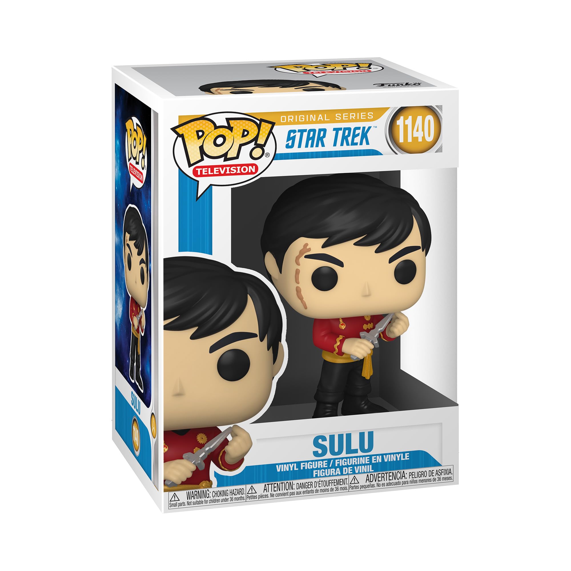 Funko Pop! TV: Star Trek - Sulu - (Mirror Mirror Outfit) - Collectable Vinyl Figure - Gift Idea - Official Merchandise - Toys for Kids & Adults - TV Fans - Model Figure for Collectors and Display