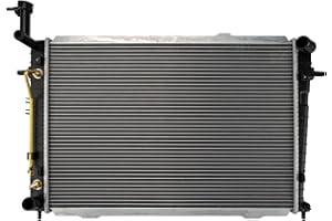 KAC Aluminum Core Complete Radiator Replacement for Sport-age 2007-2010 2.0L Tucson 2006-2009, Radiator Replace CU13077, 25310-2E401, 253102E401, 2345, 221-3711, 13077, 25310-2E-101, 25310-2E101