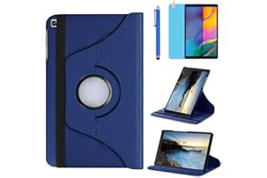 Case for Samsung Galaxy Tab A 10.1'' 2019 (SM-T510 SM-T515) - 360 Degree Rotating Stand Case Full Protective Cover,Bonus Styl