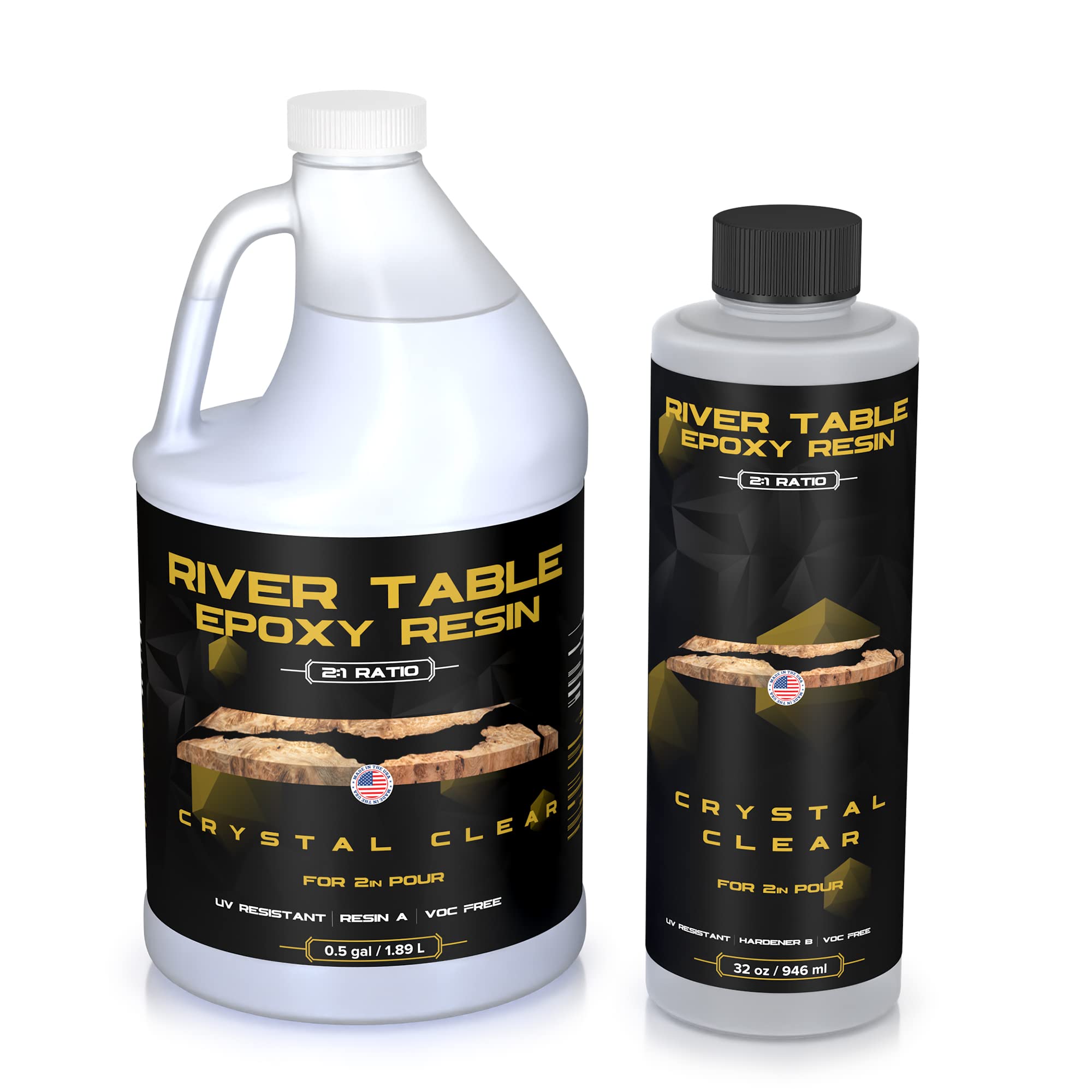 Epoxy Resin for River Table - 0.75 Gallon Kit - UV