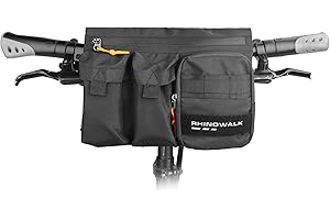 abamita Bike Handlebar Bag Bicycle Front Bag Shoulder Bag Storage Bag with Shoulder Strap for Road Mountain Bike Cycling Travel
