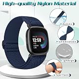 Tiptops 5 Pack Nylon Loop Straps for Fitbit Versa 4 Sense 2 Versa 3 Sense view 3
