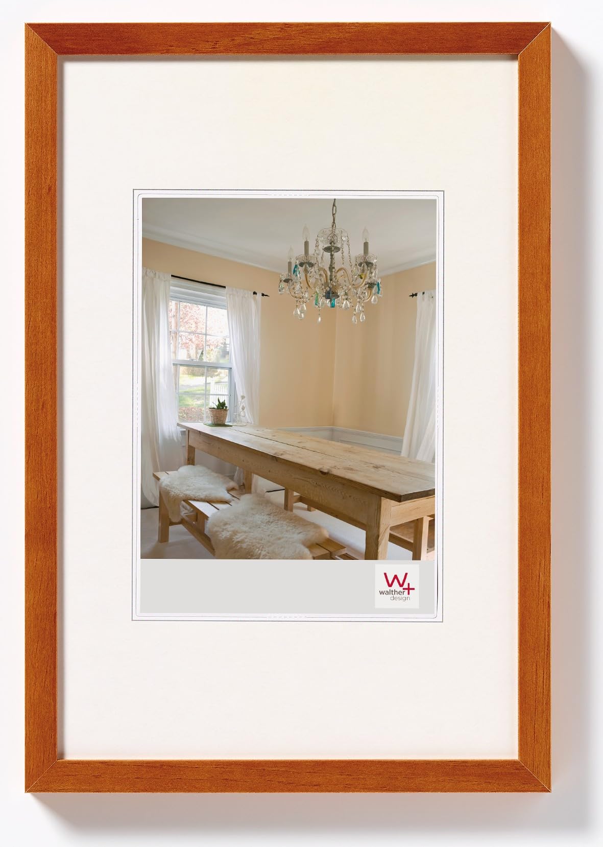 walther Design Picture Frame Beech 18 x 24 cm Peppers Wooden Frame BP824P