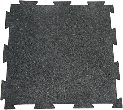 Amazon Com Rubber Cal Puzzle Lock Interlocking Floor Tiles