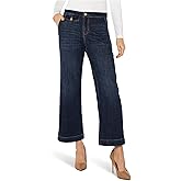 Liverpool Los Angeles Stride Mid-Rise Wide Leg Jean with Trouser Details 27'' Inseam