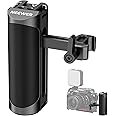 NEEWER NATO Side Handle Grip with NATO Clamp, Cold Shoe Mount, 1/4" Threads, Support Up and Down Adjustment, Universal Aluminum Camera Handgrip Compatible with SmallRig Camera Cage Video Rig, CA017H