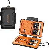 K&amp;F CONCEPT 29 Slot Memory Card Case, Carrying Case for SD, CF, CFexpress | Micro SD, Nano SIM &amp; Micro SIM Cards, PM01