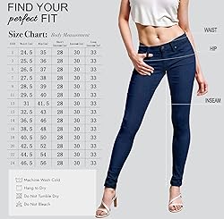 Hybrid & Company Womens Super Stretch Comfy Denim