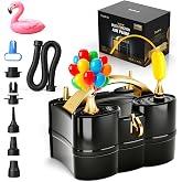 Bezente 3-in-1 Air Balloon Pump Electric Inflator Blower Machine | Dual-Balloon Inflation, All Balloons, Yoga Ball, Air Mattress, Swimming Ring, Inflatable Boat, Vacuum Storage Bag