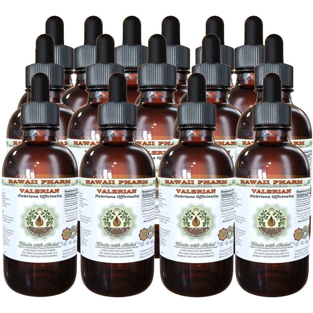 Valerian Alcohol-Free Liquid Extract, Organic Valerian (Valeriana Officinalis) Dried Root Glycerite 