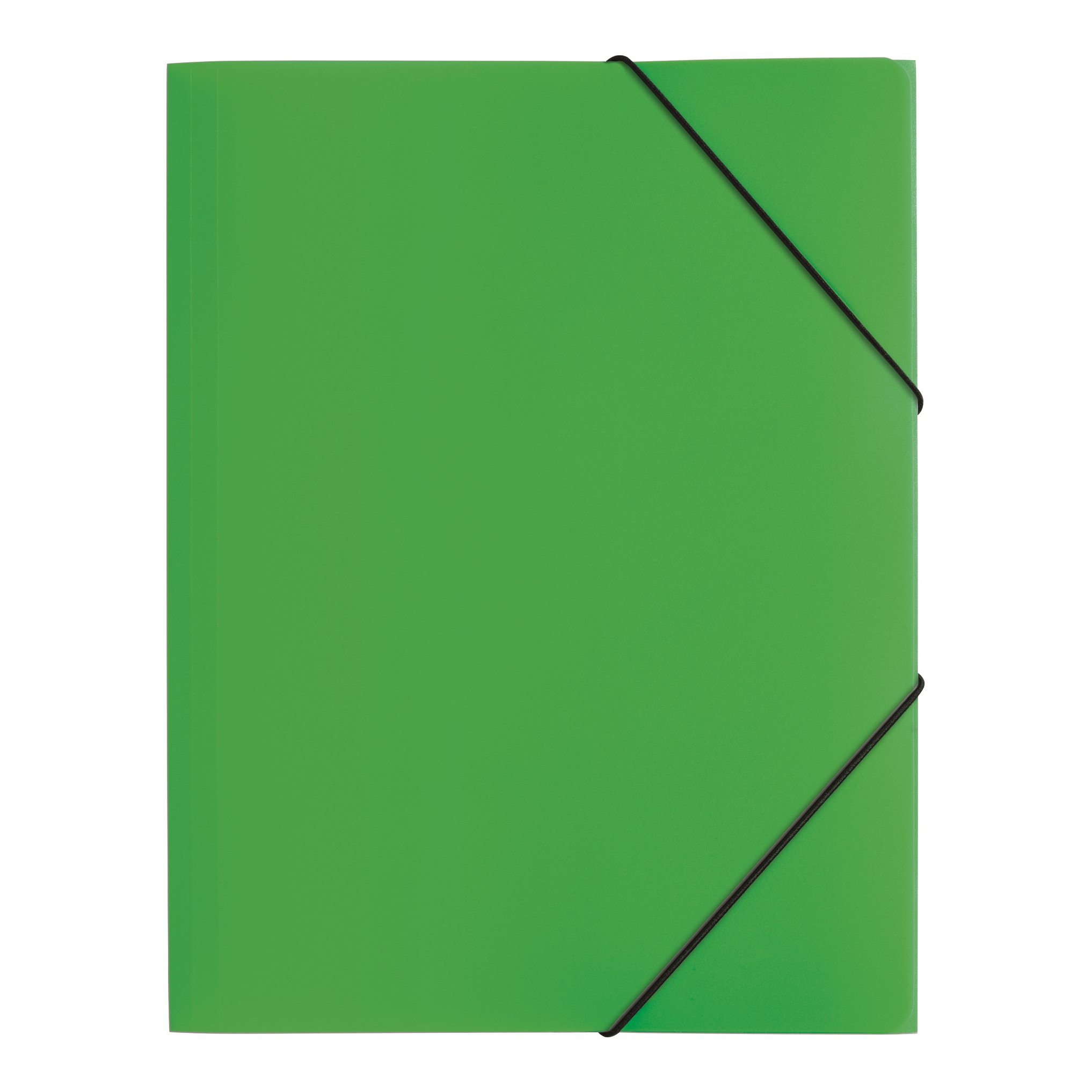 Pagna 21613 05 Elasticated Folder 3 Flaps (Green)