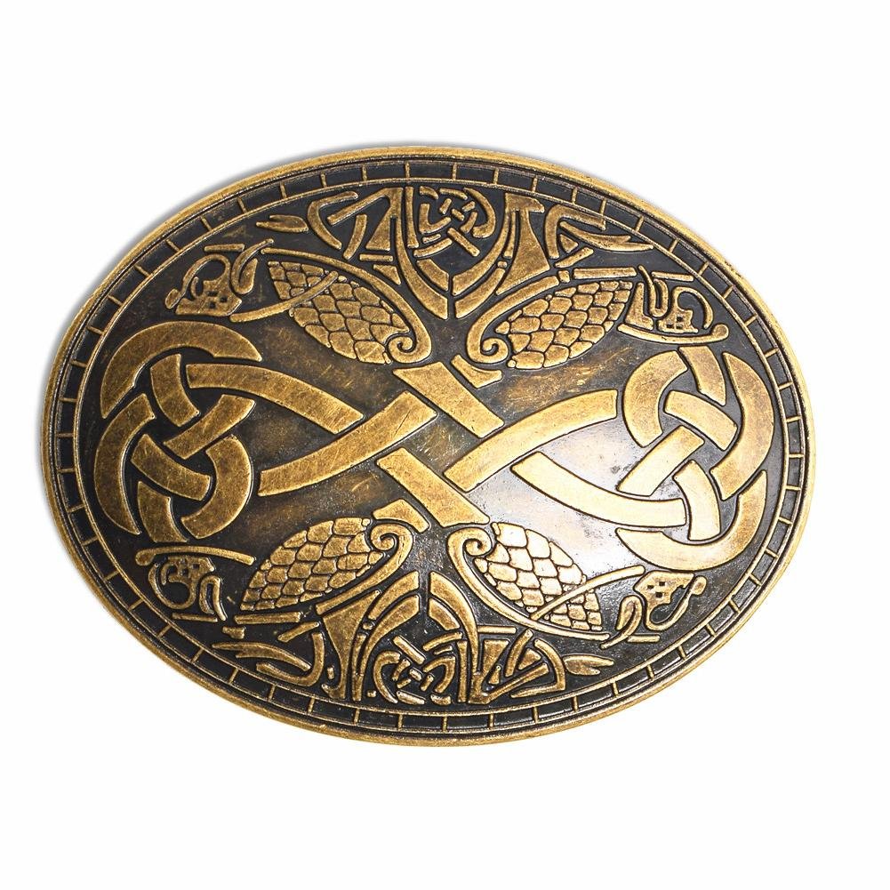 BLESSUME Vintage Medieval Viking Brooch Norse-Style Brooches 1pc