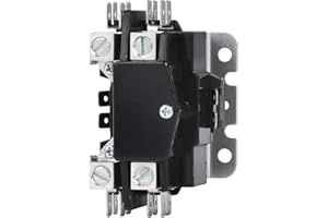 SunLee UL 1 Pole FLA 40 Amp 24V coil Single Pole HK51KC024 DP Contactor Replacement for C140A 45GG10AJA equivalent