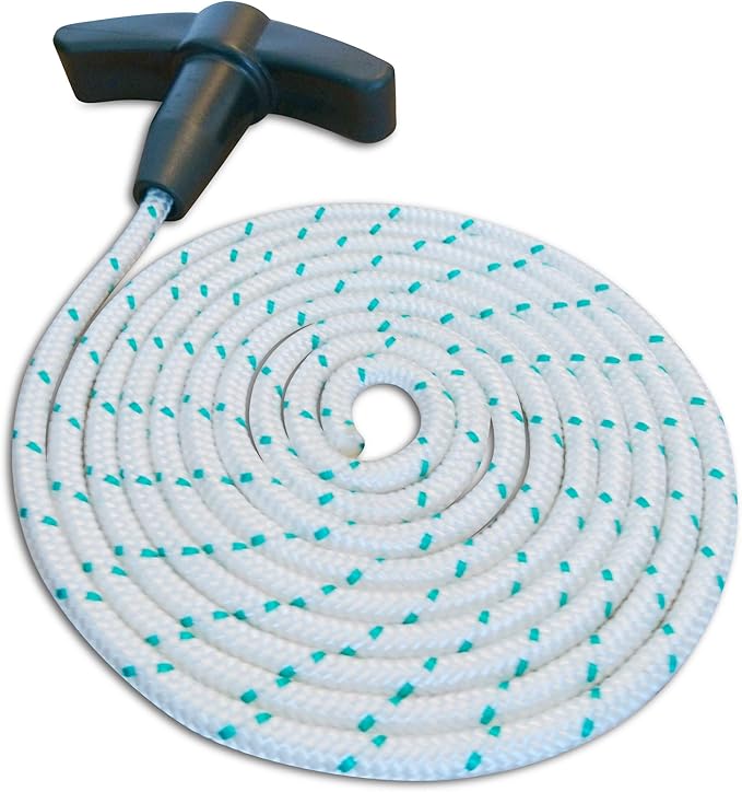 5.5mm Universal engine pull cord recoil starter rope + handle 3m 10ft