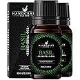 Handcraft Blends Basil Essential Oil - 0.33 Fl Oz - Pack of 2-100% Pure and Natural - Premium Grade Essential Oil for Diffuser and Aromatherapy
