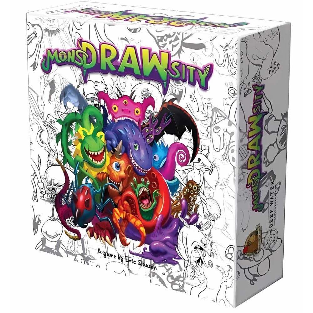 Friendly Skeleton Deep Water Games: MonsDRAWsity Board Game