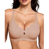 Gailife Bras for Women No Underwire Jelly Bras Wave Wireless Bras Seamless Full Coverage Bralettes Everyday Bras