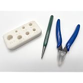 3dancraftit Snap Fastener &amp; Rivet Remover Tool, Precision Chisel for Leather Craft &amp; Fabric, Safely Detach Press Studs Without Damaging Material, DIY Sewing Repair Kit