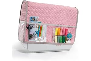 BAGSFY Sewing Machine Cover for Brother, Sewing Machine Dust Cover for Singer, Padded Storage Dust Covers Compatible with Most Standard Sewing Machine.