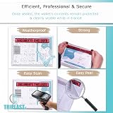 Triplast A4 Document Enclosed Wallets Pack of 100 Clear Self-Seal view 3