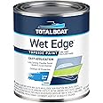 TotalBoat - 365397 Wet Edge Marine Topside Paint for Boats, Fiberglass, and Wood (Largo Blue, 1 Quarts (Pack of 1))