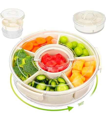 1 Contenedor Extragrande De Almacenamiento De Frutas Para Nevera, Portátil Para Fiestas De