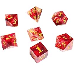 Vovotuzzi DND Dice Set with Dragon Totem Metal Gife