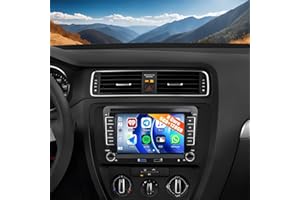 CAMECHO 8-Core 6+128GB Android Car Stereo for VW Volkswagen Jetta Passat 2006-2015, Tiguan 2009-2015, Beetle 2012-2015, Golf 