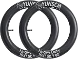 YunSCM 2-Pack 16x1.50/1.75/1.90 Heavy Duty Bike Tubes AV32 Schrader view 1
