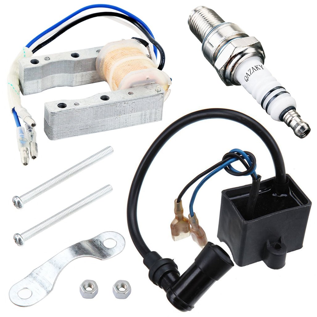 thumbnail image 2 of JRL Ignition Coil Spark Plug CDI Box Kit For 49cc 50cc 60cc... 2 of 9