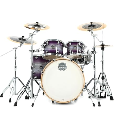 Amazon.com: Mapex Saturn SR628XU 5-piece Studioease Shell Pack
