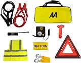 AA Vehicle Breakdown Safety Kit Plus AA5618 Tyre Inflator Torch Warning Triangle