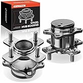 A-Premium 2 x Rear Wheel Bearing and Hub Assembly with 4-Lug Compatible with Honda Fit 2015-2020