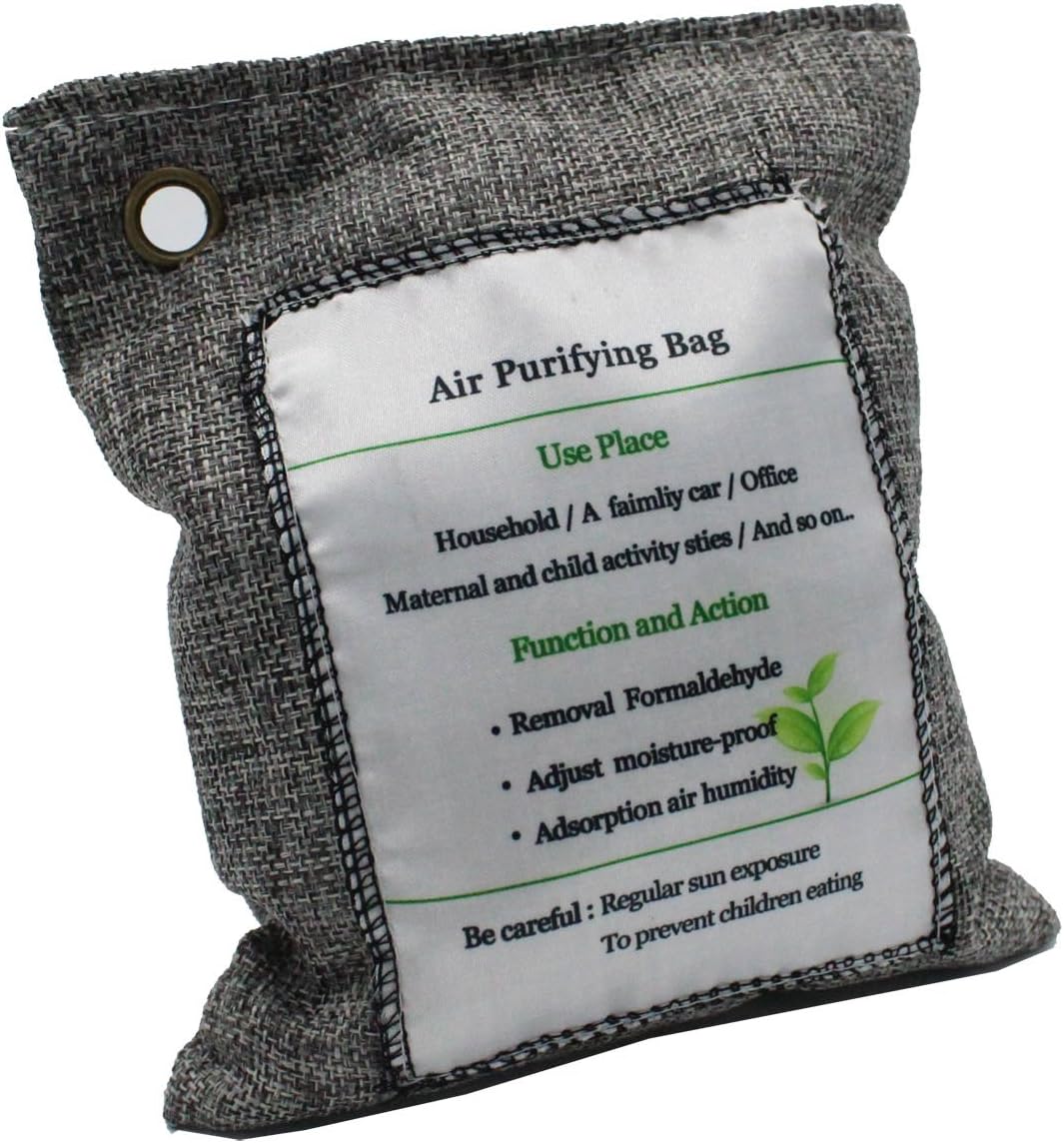 TAKPART Car Dehumidifier Bag for Moisture.Natural Bamboo Charcoal